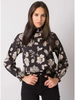 Halenka DHJ BZ 8501.79 černá a béžová Halenka DHJ BZ 8501.79 černá a béžová