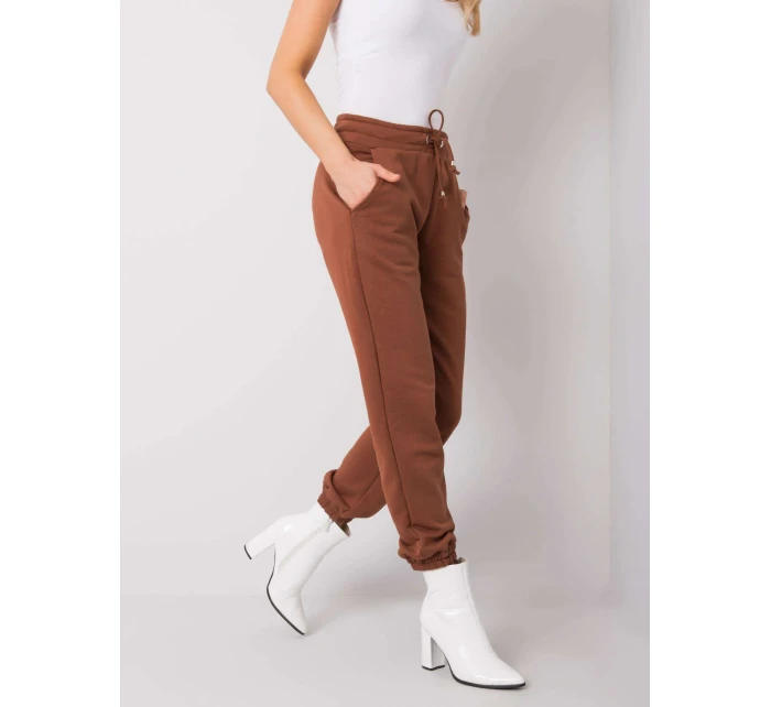 Tepláky RV DR 6120.03P tmavě hnědá