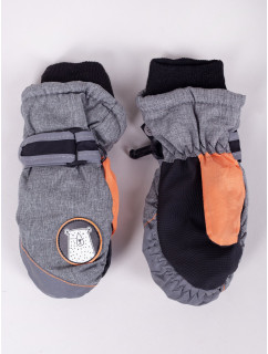 Yoclub Dětské zimní lyžařské rukavice REN-0229C-A110 Grey