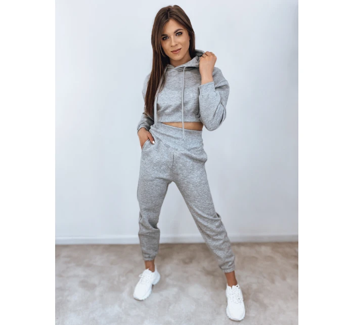 Dámská tepláková souprava světle šedá Dstreet model 21964603 - FashionStreet