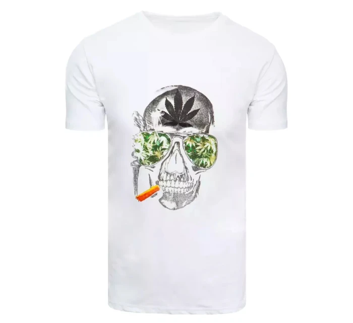 FashionStreet pánské bílé tričko RX4922 FashionStreet pánské bílé tričko RX4922