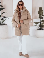 Dámská prošívaná bunda LETLIS béžová FashionStreet TY3247