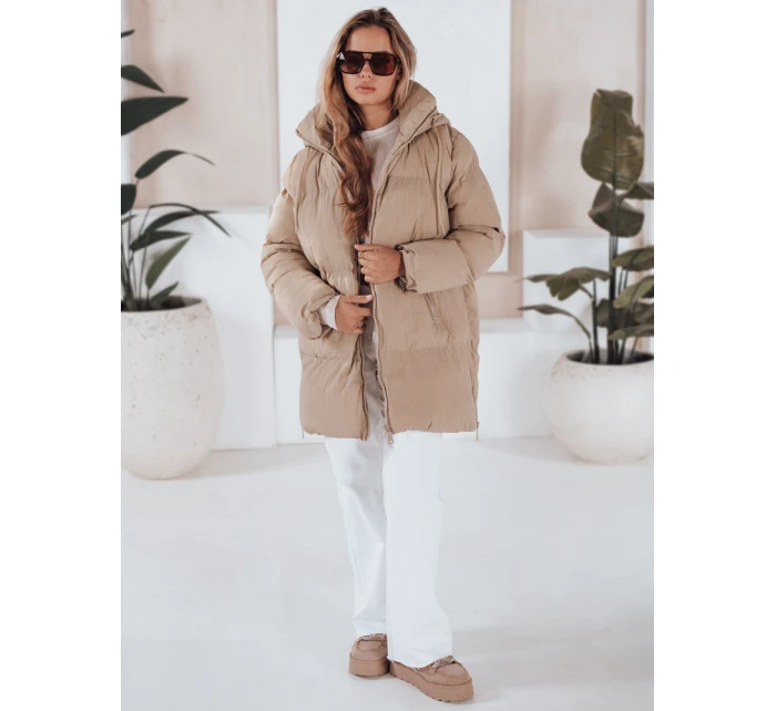 Dámská prošívaná bunda LETLIS béžová FashionStreet TY3247