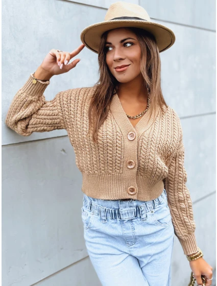 Dámský svetr MINERWA camel FashionStreet MY2200