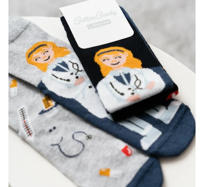 Ponožky Steven art.014 Girl Asymmetrical 26-34 Ponožky Steven art.014 Girl Asymmetrical 26-34