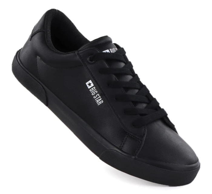 Pánské nízké tenisky z eko kůže černé model 21906594 - Big Star