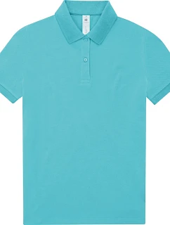 B&C My Polo 180 /women Dámské piqué polo 01.W461 meta turquoise