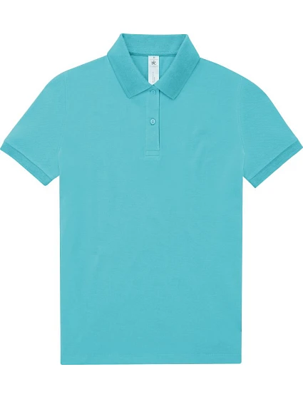 B&C My Polo 180 /women Dámské piqué polo 01.W461 meta turquoise B&C My Polo 180 /women Dámské piqué polo 01.W461 meta turquoise