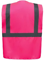 HVW 801 HiVis multifunkční vesta model 22502485 pink - Yoko HVW 801 HiVis multifunkční vesta model 22502485 pink - Yoko