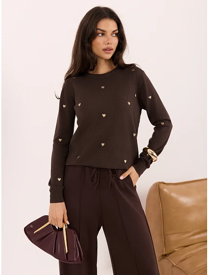 Sweter IR SW model 22400986 brązowy - FPrice