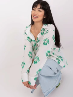 Koszula LK KS model 21215663 biało zielony - FPrice