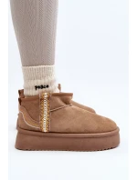 Platforma Sněhule Se Světle Hnědým Vzorem Udra