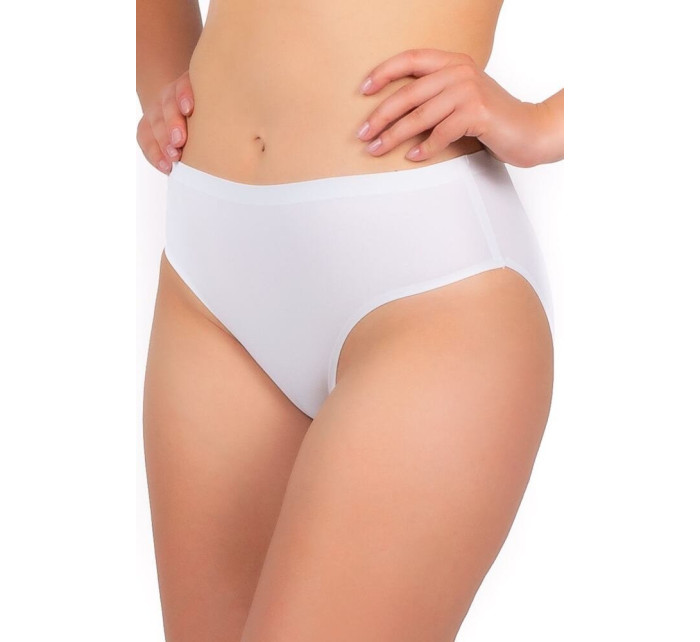 Bezešvé kalhotky Maxi Bikini bílé