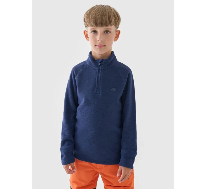 Chlapecké termoprádlo z fleecu (top) 4F Junior 4FJWAW24UFLEM050-31S Chlapecké termoprádlo z fleecu (top) 4F Junior 4FJWAW24UFLEM050-31S