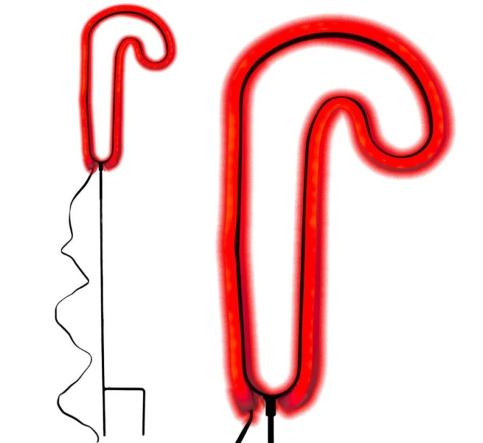 NEONOVÁ LASKA HOLIDAY 79 LED BATERIE 12,5x93,5 cm LUCA