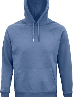 SOL'S Stellar Unisex raglánová mikina s kapucí z bio bavlny model 22525187 blue