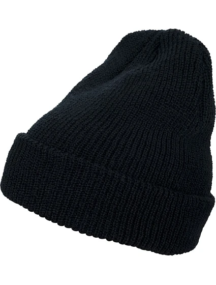 Dlouhá pletená čepice black model 22412054 - Flexfit Dlouhá pletená čepice black model 22412054 - Flexfit