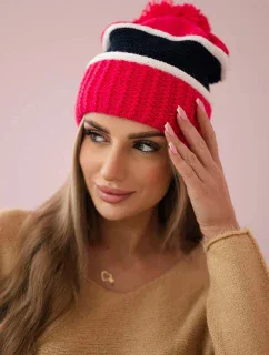 Kinga dámská čepice K297 pink neon+green