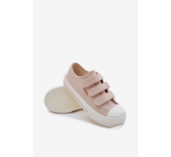 Dětské tenisky na suchý zip Big Star TT374174 Béžové