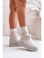 Sněhule Dámské Na Platformě Zateplené Kožíškem Světle Šedé Xamella Sněhule Dámské Na Platformě Zateplené Kožíškem Světle Šedé Xamella