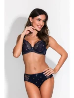 Dámská podprsenka BLISS BRALETTE 19210 Tmavě modrá vzor - Mediolano