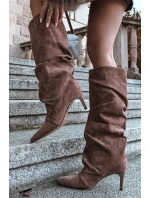 Kozačky na podpatku model 221152 Step in style Kozačky na podpatku model 221152 Step in style