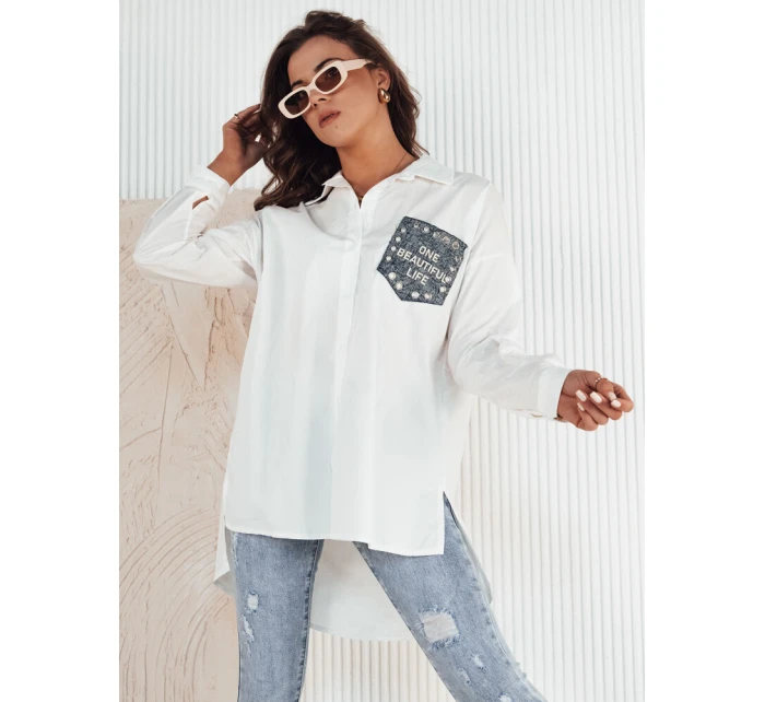 FONZ dámská košile bílá FashionStreet DY0420