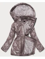 Dámská bunda v barvě s ozdobnou podšívkou model 16988817 - BH FOREVER