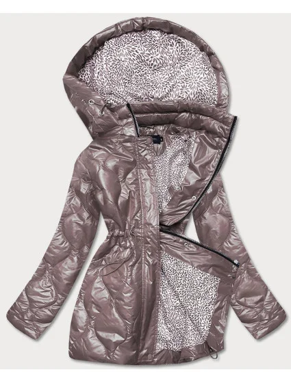 Dámská bunda v barvě s ozdobnou podšívkou model 16988817 - BH FOREVER