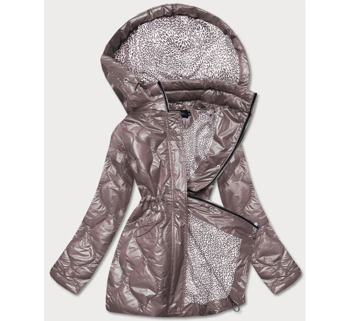 Dámská bunda v barvě s ozdobnou podšívkou model 16988817 - BH FOREVER