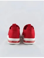 Červené dámské nazouvací sportovní boty model 17110172 - H&D