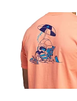 Stripe Spring Break Graphic Basketball Tee s krátkým rukávem M pánské model 19648422 - ADIDAS