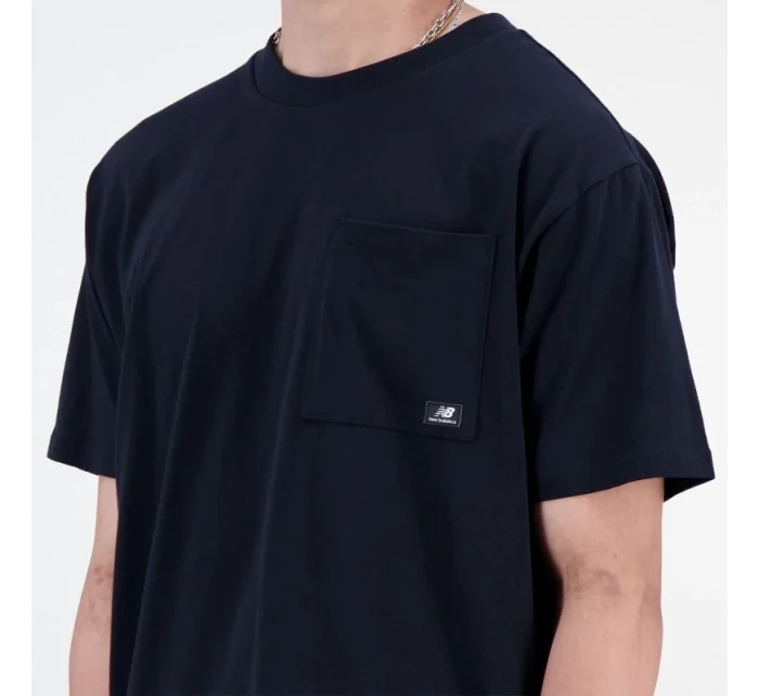 Tričko New Balance Essentials Reimagined Cott M MT31542BK