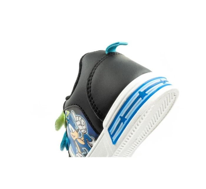 Leomil Sonic dětské sportovní boty lehké tenisky na suchý zip černé