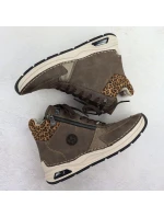 Hnědé dámské boty model 21905828 - Rieker