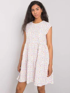 Šaty D50051Z30268 bílá růžová