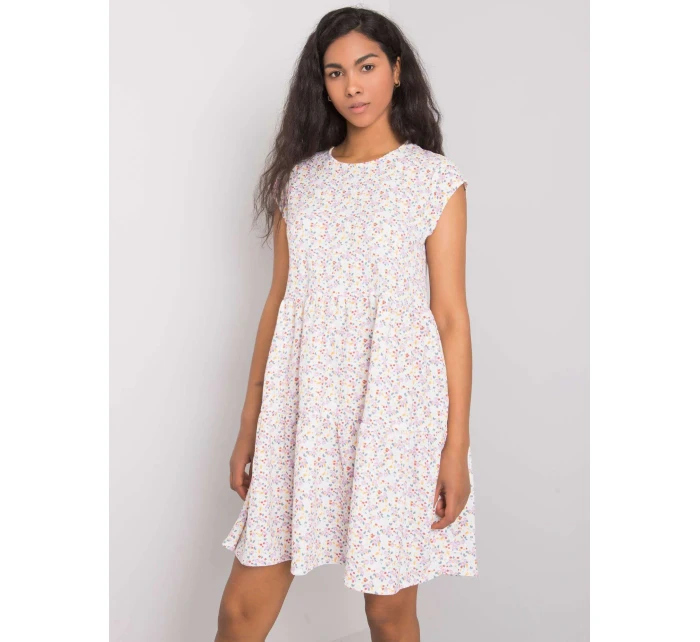 Šaty D50051Z30268 bílá růžová