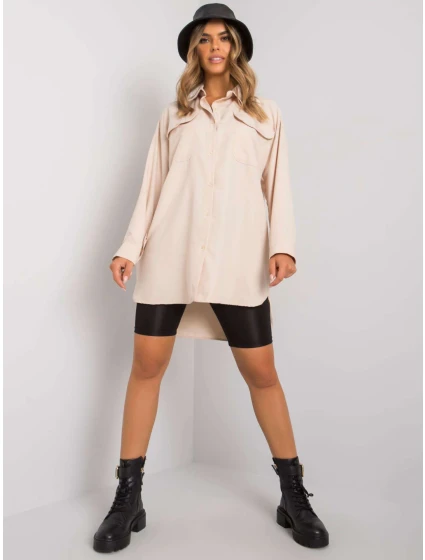 EM košile KS 678.57 světle béžová EM košile KS 678.57 světle béžová