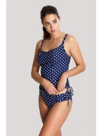 Vrchní díl plavek Swimwear Anya Spot Balconnet Tankini navy/ivory SW1011 - Panache Vrchní díl plavek Swimwear Anya Spot Balconnet Tankini navy/ivory SW1011 - Panache