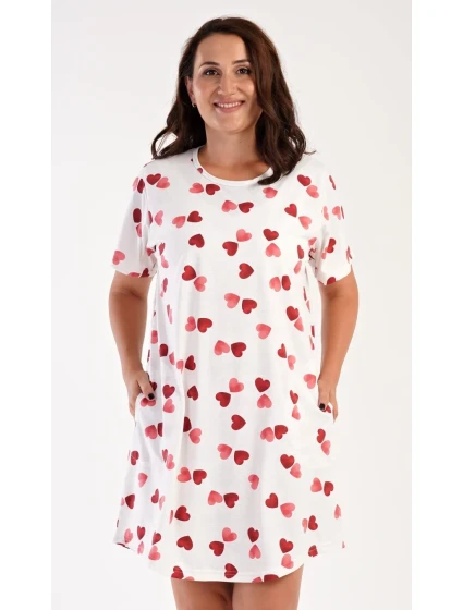 Dámské domácí šaty s krátkým rukávem model 18977131 - Vienetta