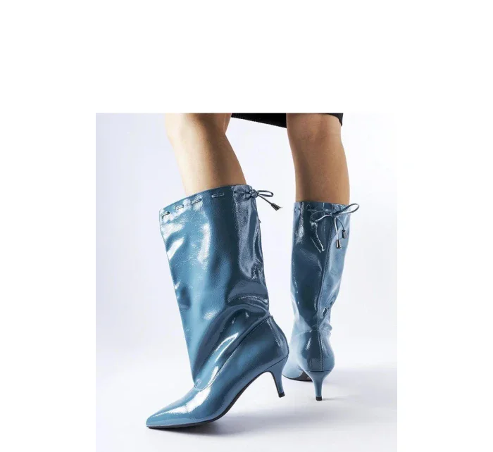 Boty na podpatku model 204742 Solea Boty na podpatku model 204742 Solea