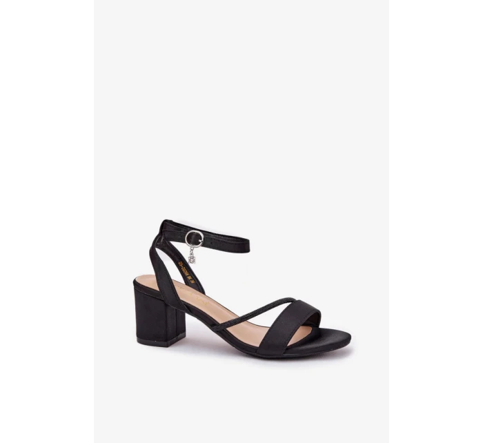 Sandály na podpatku model 213009 Step in style Sandály na podpatku model 213009 Step in style