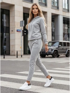 Dámská tepláková souprava MIGEL světle šedá Dstreet model 21980329 - FashionStreet