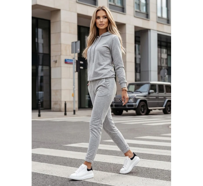 Dámská tepláková souprava MIGEL světle šedá Dstreet model 21980329 - FashionStreet