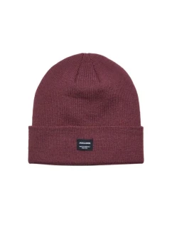 Jack & Jones Jacdna Beanie Noos M 12092815 burgundy pánské