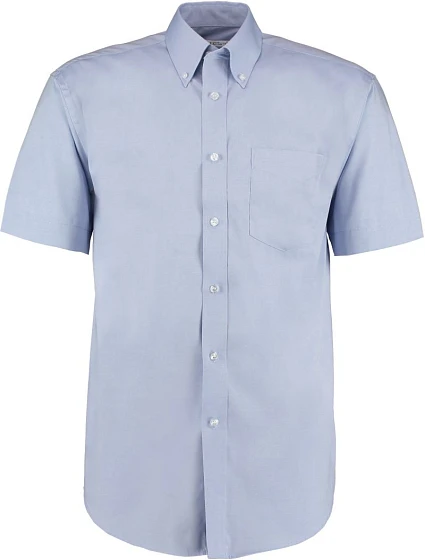 Kustom Kit KK 109 (18,5-23) Košile Oxford s krátkým rukávem 43.109X light blue Kustom Kit KK 109 (18,5-23) Košile Oxford s krátkým rukávem 43.109X light blue