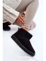 Dámské teplé sněhule Big Star model 21599856 Černe - Big Star Shoes Dámské teplé sněhule Big Star model 21599856 Černe - Big Star Shoes