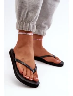 Dámské Žabky Černé model 21664738 - 4F Dámské Žabky Černé model 21664738 - 4F