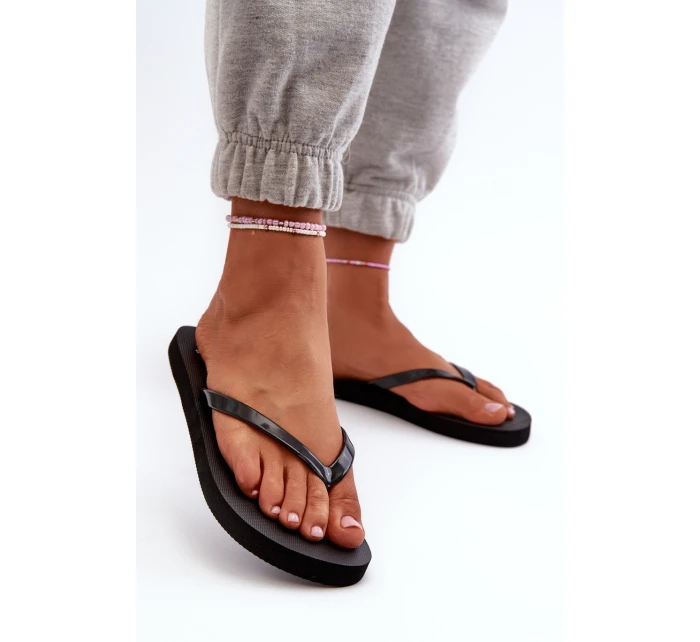 Dámské Žabky Černé model 21664738 - 4F Dámské Žabky Černé model 21664738 - 4F