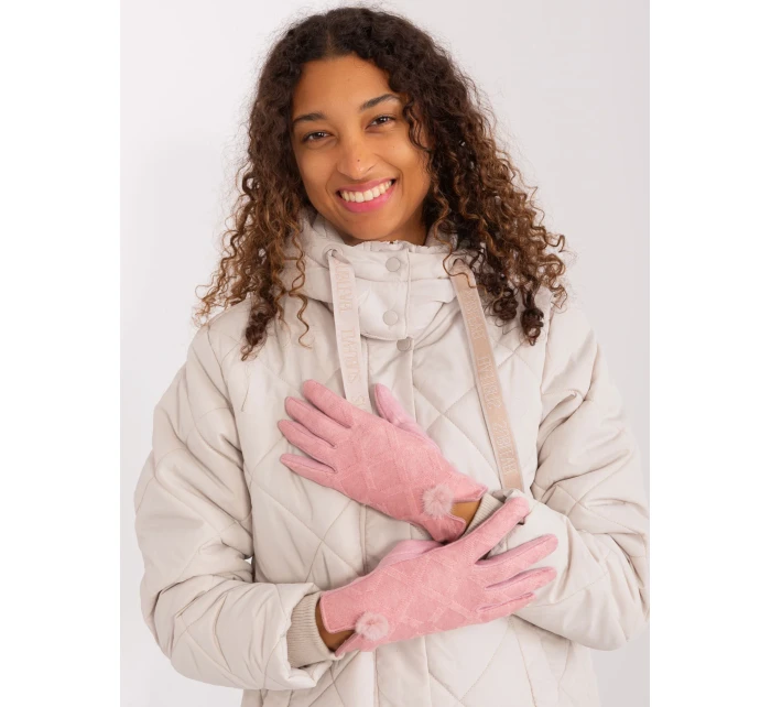 Rukavice AT RK 239506.98 světle růžová